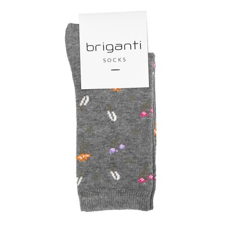 MEDIAS FLORES GRISES