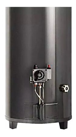 Termotanque 160 Lts A Gas Rheem Alta Potencia AP160 Color Gris