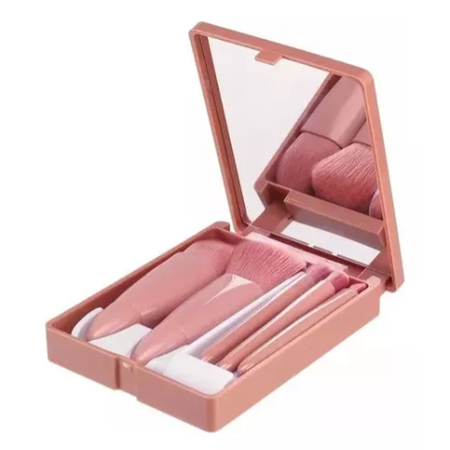 Kit 5 Brochas con Estuche y espejo