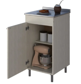 Bajo Mesada Muebles Orlandi 40Cm 4057 Abedul - Vista 3