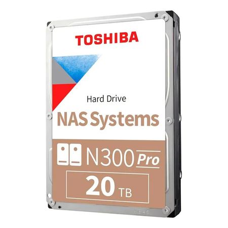 Toshiba N300 Pro Nas 20tb Sata3 3,5 7200rpm Beige Plateado