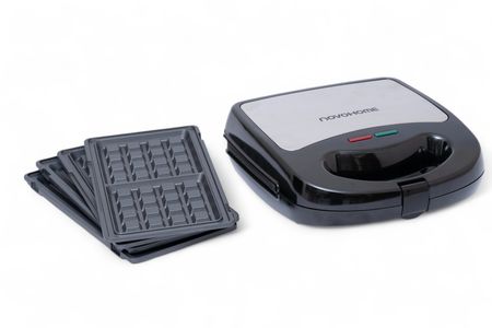 Sandwichera Waflera Parrilla 3 en 1 Novohome SM1200 760W 