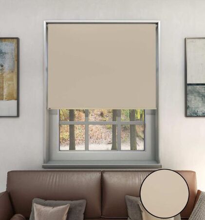 CORTINA ROLLER BLACK OUT - BEIGE 1.20 X 2.20