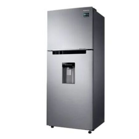 Heladera Samsung No Frost 396lts Inverter con dispenser silver