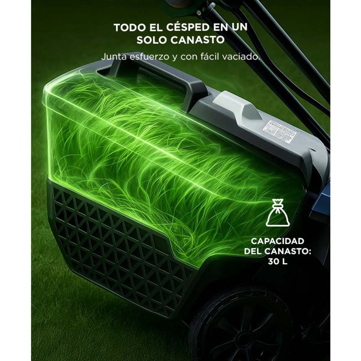 Cortadora de Pasto Gadnic Mower 1300 1200w 30Lts 220v - Vista 4