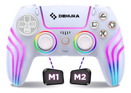 Joystick Inalambrico Bluetooth Compatible Con Ps5 Slim Pro Dehuka Doble Vibracion