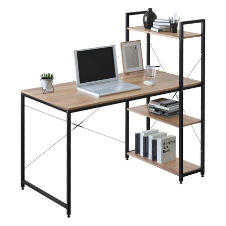 Escritorio Con Estantería Lateral Minimalista Gadnic ES22C1 120 x 60 cm