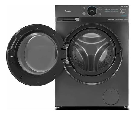 Lavasecarropas Automático Midea Lunar Inverter 12 kg Titanium Wifi MF200D120B/T-A1
