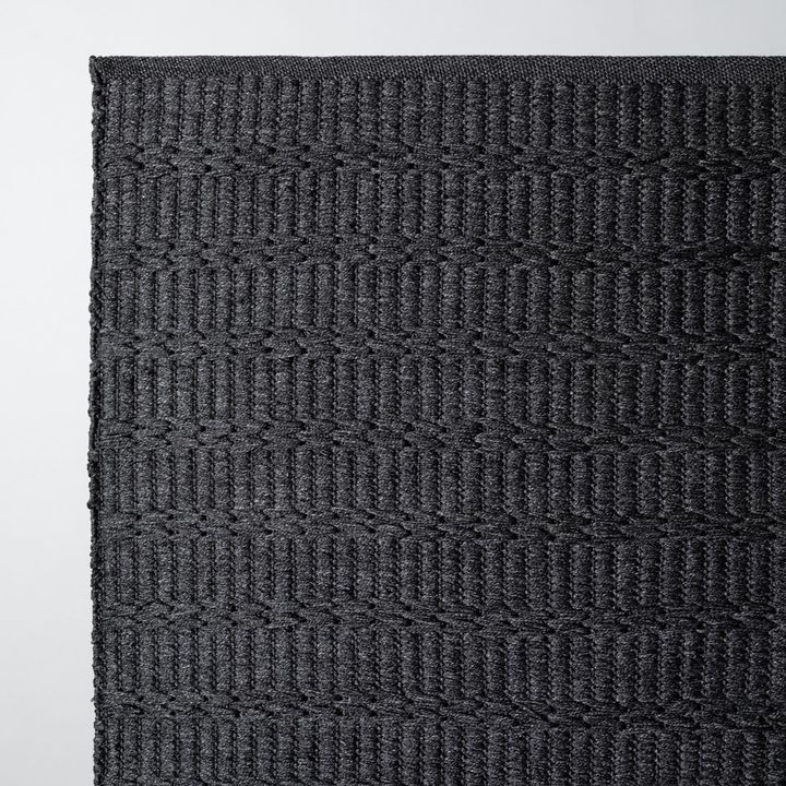 Alfombra simil Yute Charcoal Grey - 250x350 cm - Vista 2