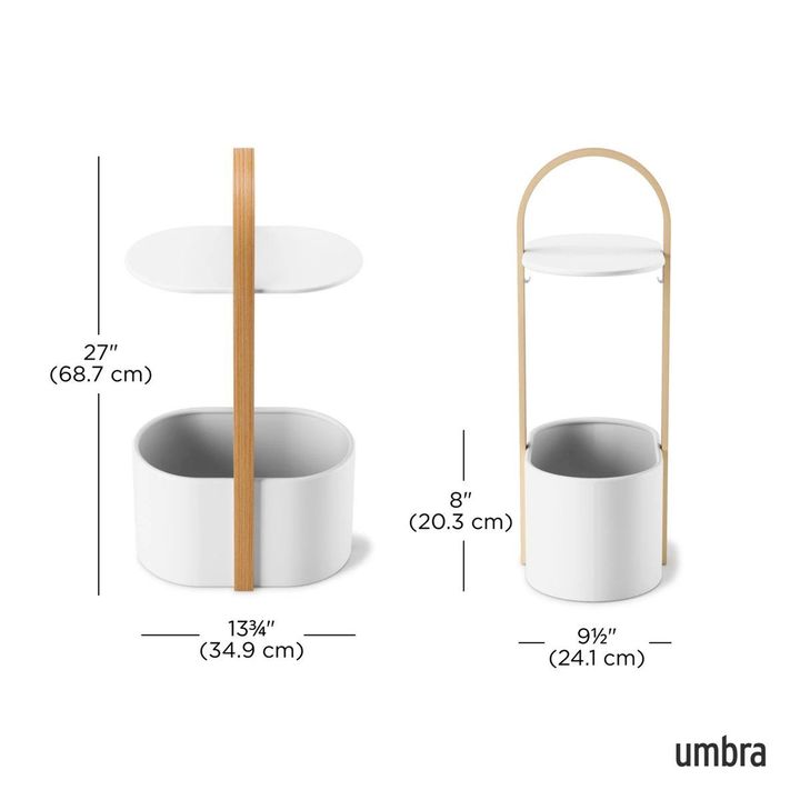 Mesa Ratona Umbra Bellwood Madera Natural - Vista 2