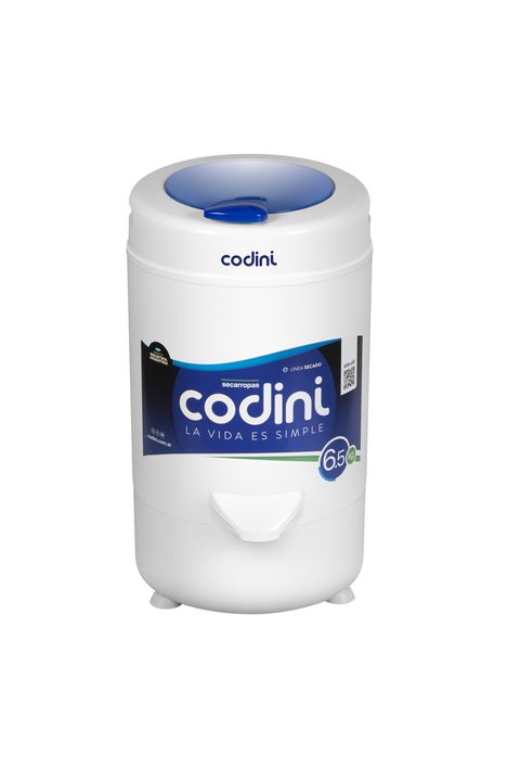 Combo Lavado: Lavarropas Semiautomático Q-BICO 8054 + Secarropas Codini Advance 6.5Kg - Vista 6