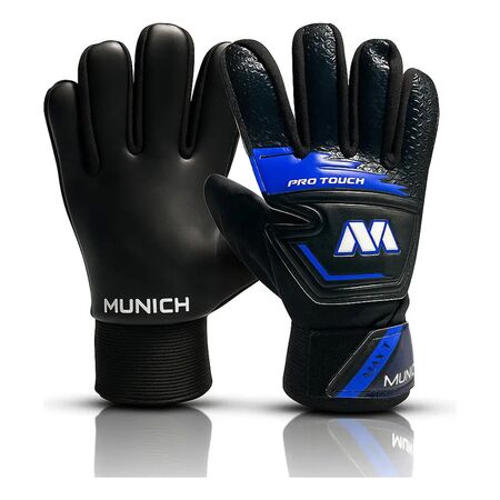 Guantes De Arquero Munich Max.t Ninos Negro-Azul 7