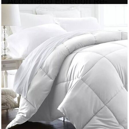 ACOLCHADO PADKOVA QUEEN - 220X240, BLANCO, PLUMA C/DUVET (724)