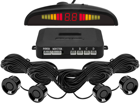 Kit Sensores De Estacionamiento Universal Display Led Sonido