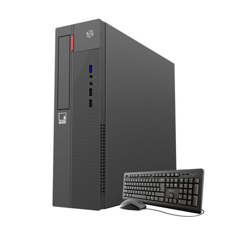 PC Tecnobrand Intel Core i3 12100 8GB RAM 480GB SSD Kit Mouse y Teclado Trust Ody II Inalámbrico PCTBCI316G480SB