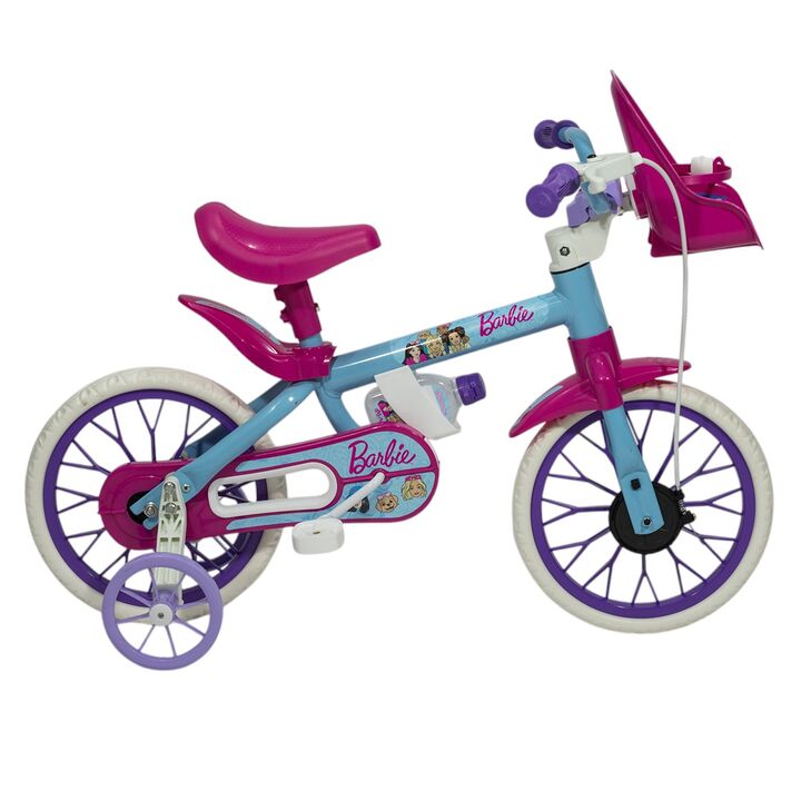Bicicleta Nathor Barbie Rodado 12 - Vista 4