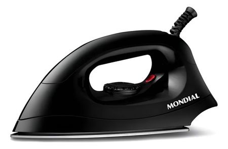 Plancha Seca Mondial Negra 1200 W Fsn-55-b