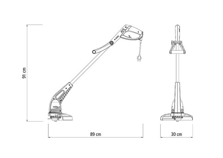 Bordeadora Eléctrica Tramontina AP1500T con Diámetro de Corte de 280 mm 1500 W 220 V - Vista 4