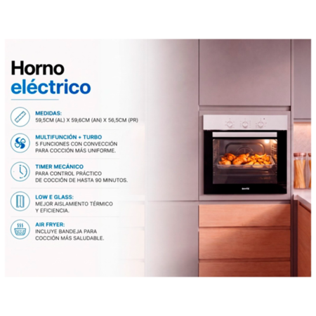 Horno Escorial HE-60 60Cm Eléctrico Empotrable