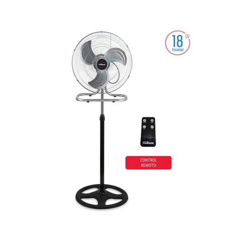 Ventilador Liliana 80W 18" 3 en 1 VP18R