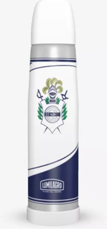 Termo Matero 1l Lumilagro Luminox Acero Gimnasia De La Plata