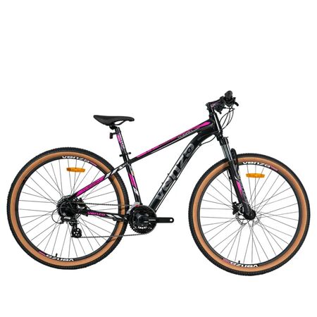 Bicicleta Venzo Thorn Shadow 2 4 16 Negra Rosa Disc Hidra 