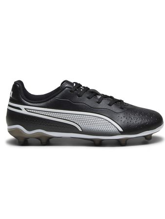 Botines Puma King Match FG/AG Jr Niños Fútbol Negro