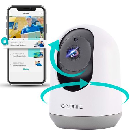 Cámara de Seguridad Gadnic IP Motorizada 3MP Full HD Visión Nocturna 1080x1920P