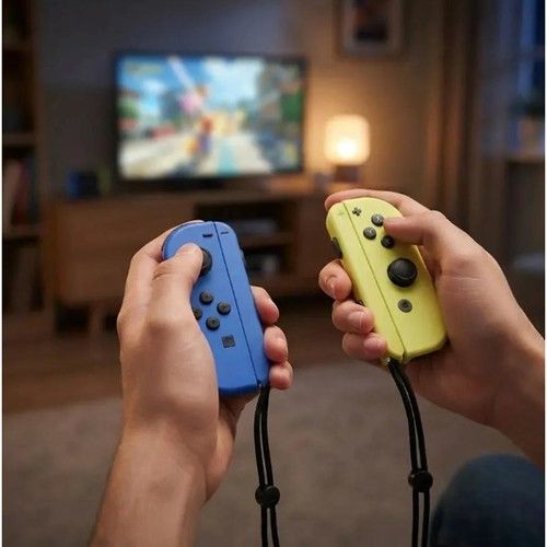 Controles Joystick Inalambricos Joy-Con 2 (L)/(R) Nintendo Switch Azul y Amarillo - Vista 5