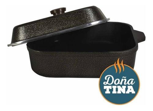 Olla Horno Cuadrada Antiadherente Doña Tina 2031 5lts - Vista 6