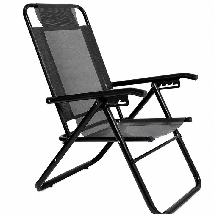Reposera Sillon Plegable Descansar 5 Posiciones Aluminio 80040 - Vista 2