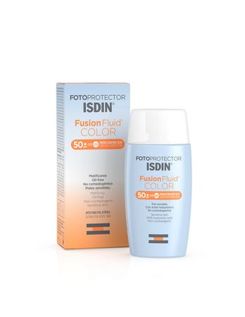 Fotoprotector Isdin Fusion Fluid Con Color 50+ 50 Ml