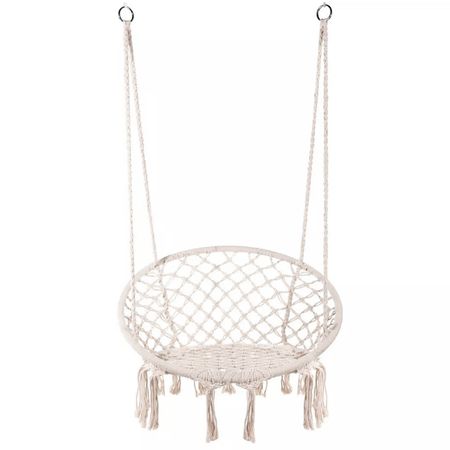 Hamaca Colgante de Tejido Blanca South Port by Gadnic HAMMO400 para Interior