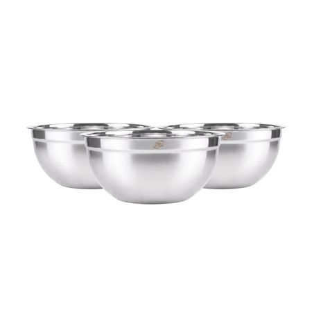 Set X3 Bowl Acero Inoxidable 18cm - Cool Bazar