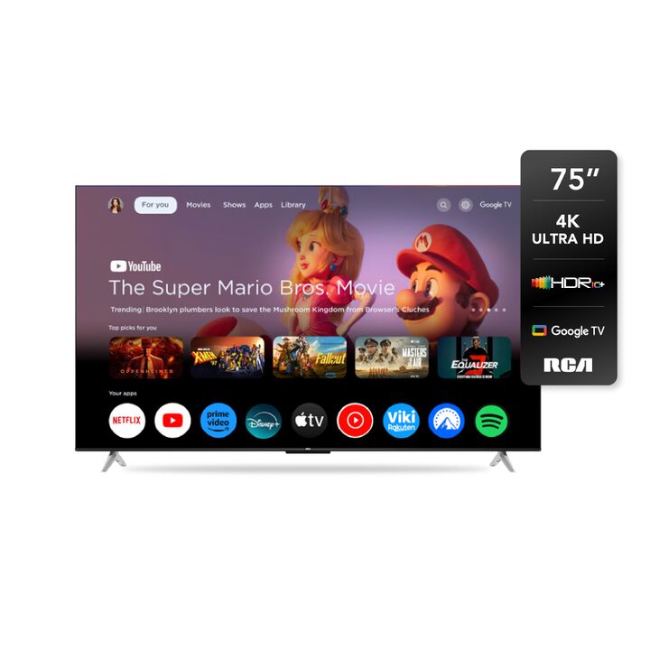Smart TV 75" LED G75P7UHD-F Google TV 4K - Vista 2