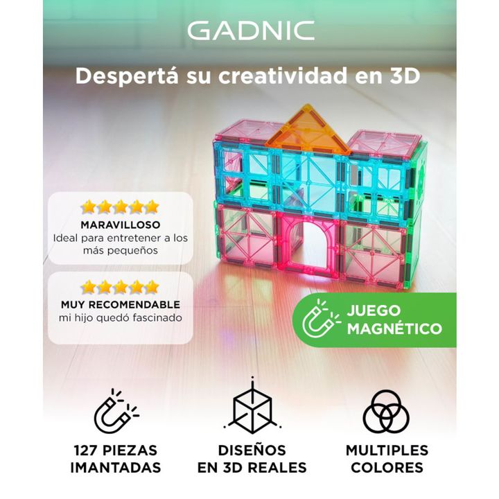 Bloques De Construcción Gadnic 127 Piezas De Juguetes Para Niños - Vista 2