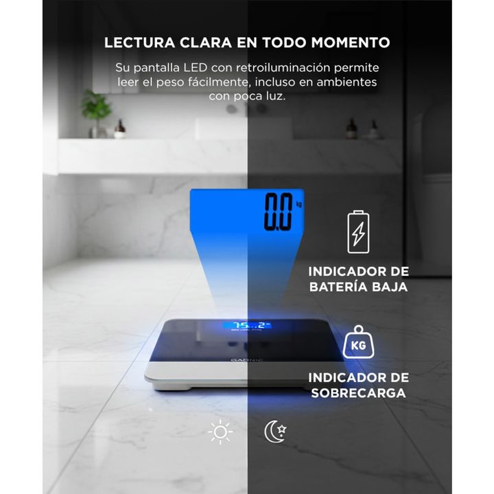 Balanza Digital Gadnic G02 Eléctrica - Vista 4