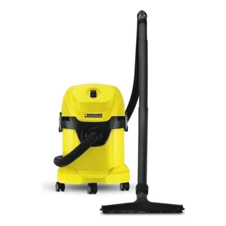 Aspiradora multifunción De tacho Kärcher Home & Garden WD 3 17L amarilla y negra 220V 60Hz