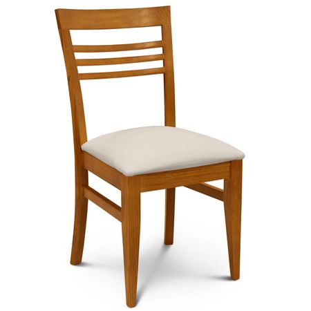 Silla de Comedor Murano Tapizado Inka Natural lustre Miel Espacity