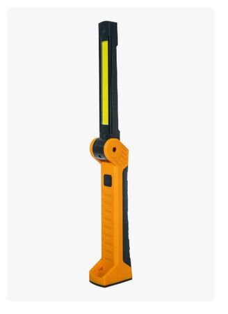 Linterna Recargable Combinada Iman Pegable Lusqtoff L7907 Naranja Blanco