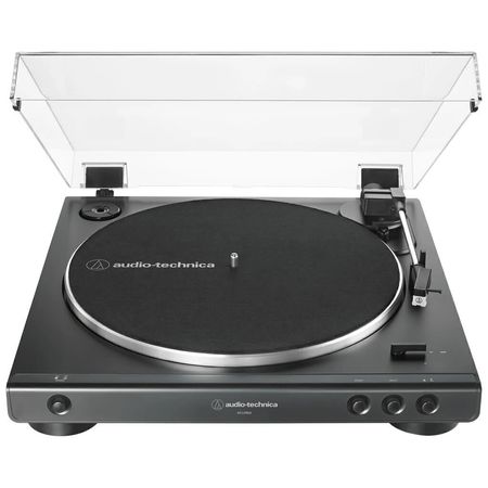Audio-Technica AT-LP60X. Bandeja giradiscos automática. Color Negra