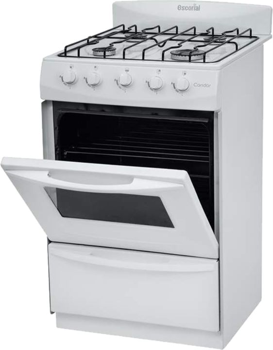 Cocina Escorial Gas Envasado Candor S2 4 Hornallas 50Cm - Vista 2