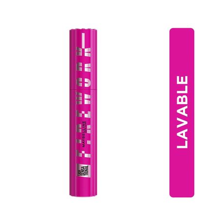 Mascara De Pestañas Maybelline Firework Washable Black 10Ml