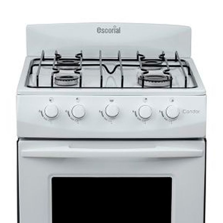 Cocina Escorial Candor S2 Gas Natural 51cm 4 Hornallas - Vista 3