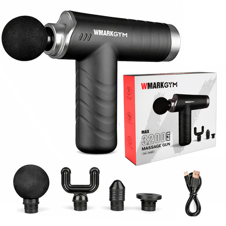 Pistola De Masaje Muscular 5 Velocidades Wmark Gym NG-SM002