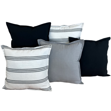 Combo 5 almohadones Tusor 50x50 Diseño C