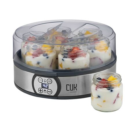 Yogurtera Digital Cuk By Gadnic 126 L 7 Frascos Vidrio Panel Programable