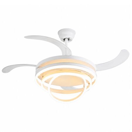 Ventilador de Techo Star Trak Retráctil Blanco
