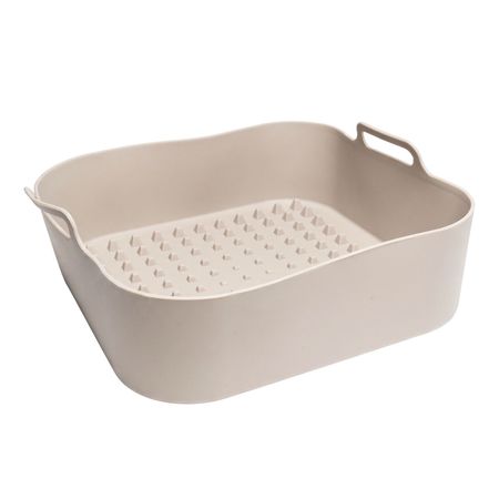 Molde Cuadrado Para Airfryer Con Asas - Cool Bazar