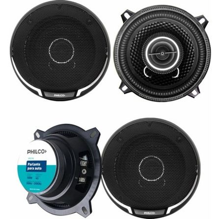 Parlante Auto Philco Spo2750 Redondo 5,25 Coaxil 200w
